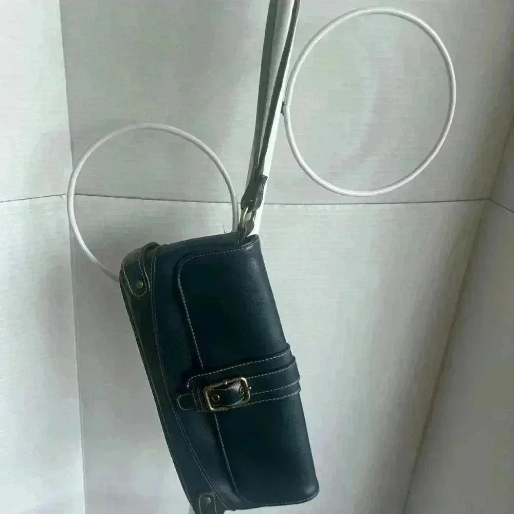Hunter Green Wristlet Bag - Picture 2 of 12